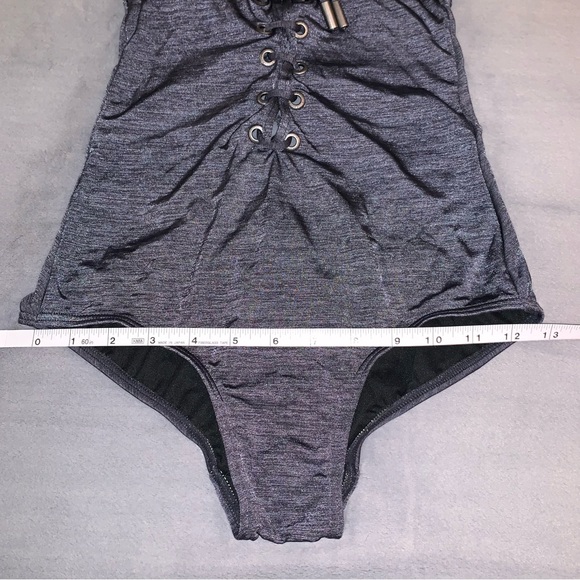 Billabong Lace-up front Low Cut One Piece Swimsuit - Picture 7 of 13